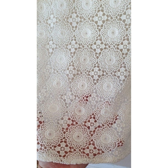 Albert Nipon Ivory Lace Dress Sz 8 Albert Nipon - Picture 7 of 13